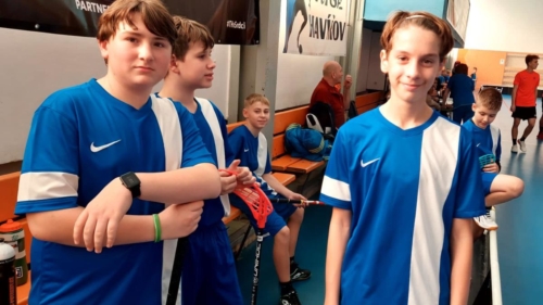 Městské kolo ve florbalu mladší chlapci f1